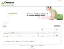 Tablet Screenshot of cashflow-manager.expr3ss.com
