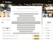 Tablet Screenshot of drakesupermarkets.expr3ss.com