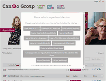 Tablet Screenshot of candogroup.expr3ss.com